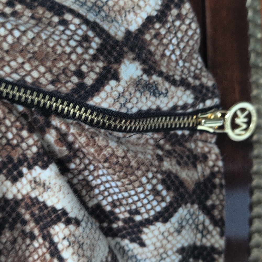 Michael Kors Snakeskin Print Sleeveless Top. Size L. - Picture 4 of 9